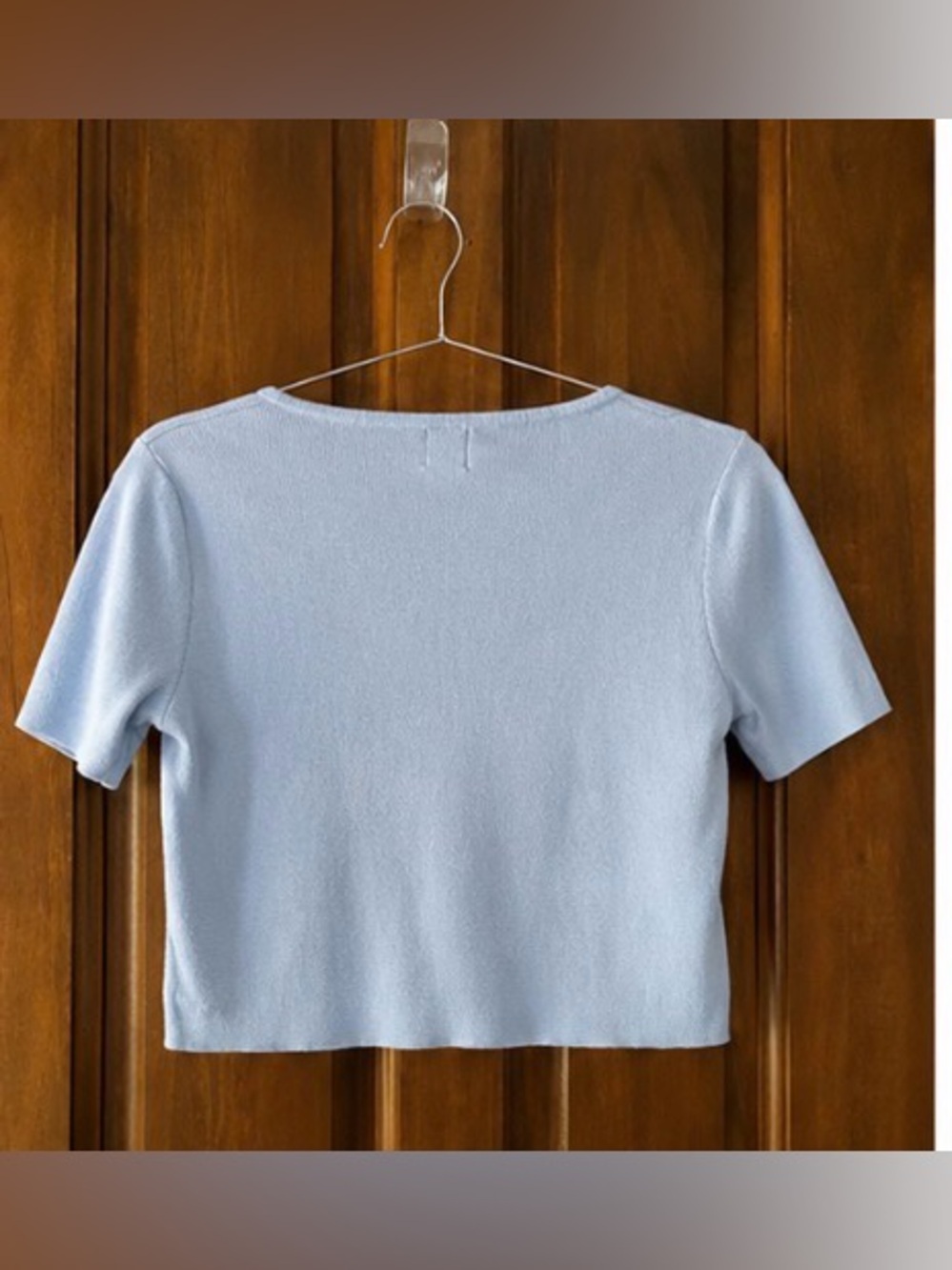 Princess Polly Ribbed Button Front Crop Top – Size US8 - Picture 2 of 3